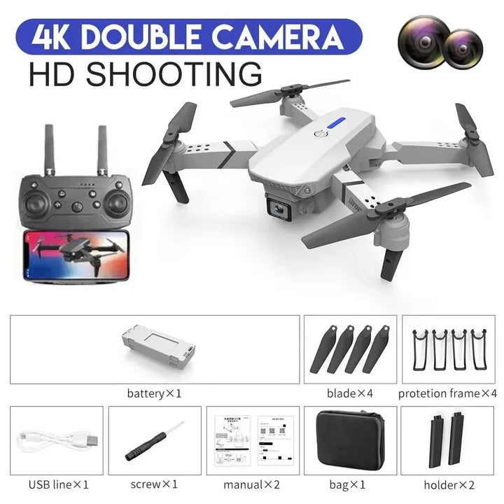 2024 E88Pro RC Drone 4K